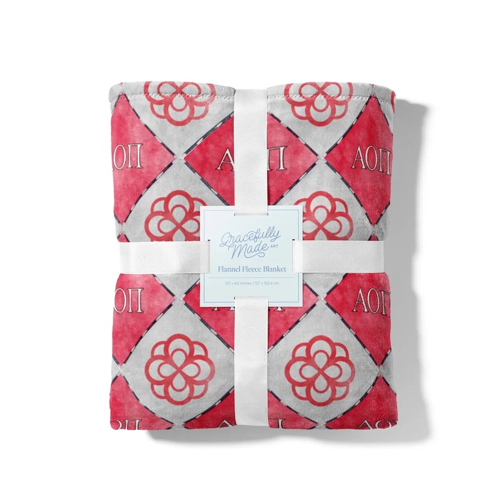 Alpha Omicron Pi Blanket - Thumbnail 4